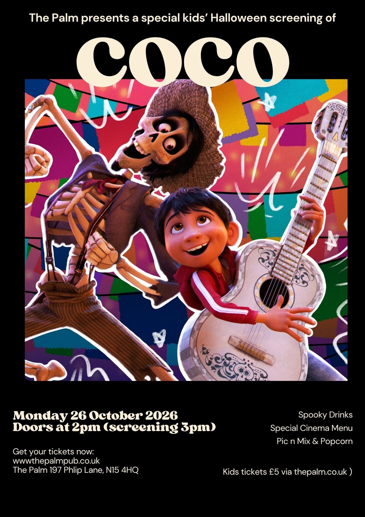 Kids Halloween Cinema Ticket